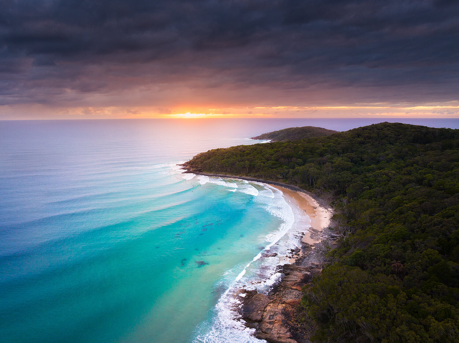 Glow - Tea Tree Bay - Dave Wilcock Photography
