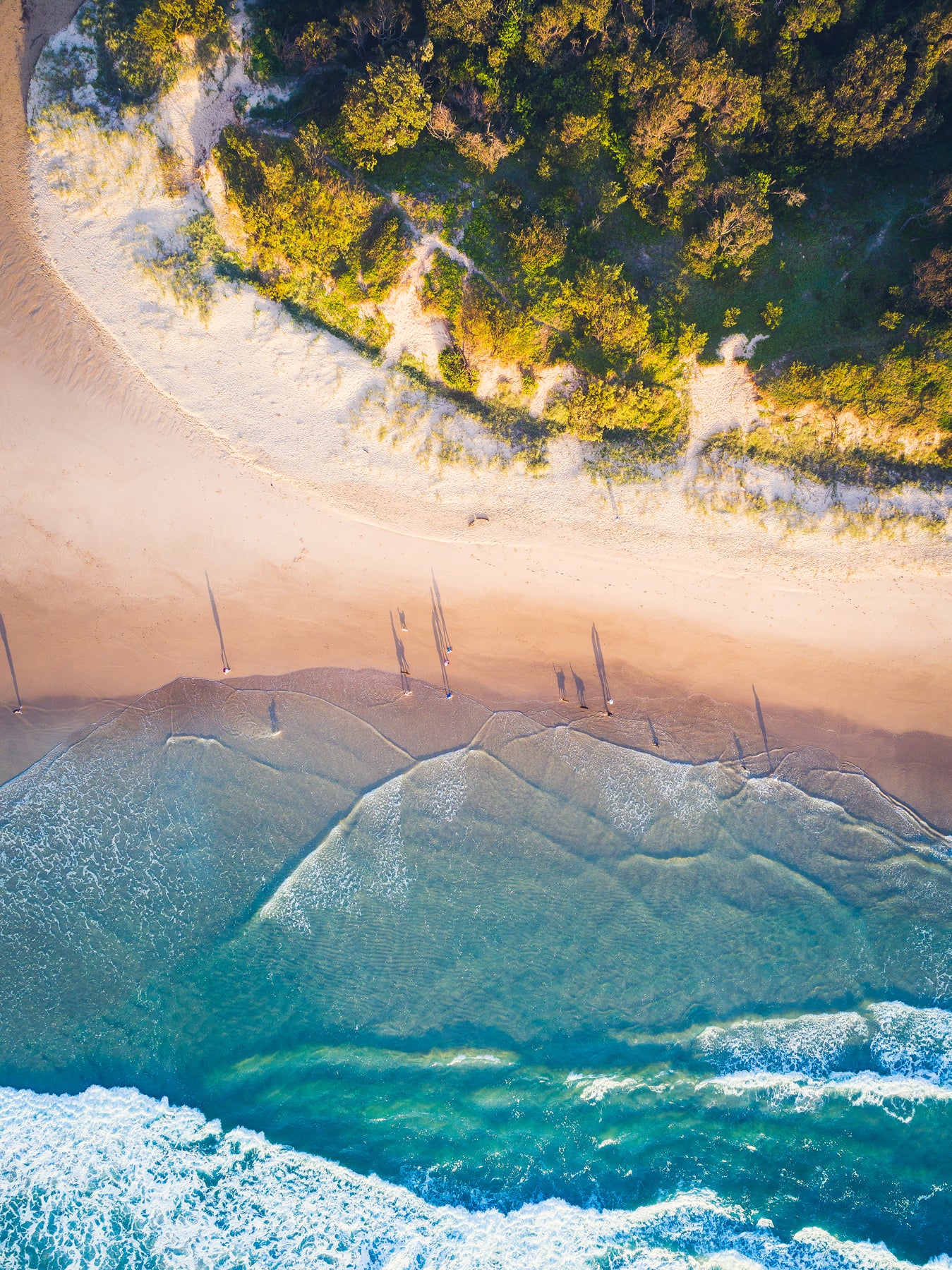 "Morning Walkers" -Stumers Creek Coolum - Dave Wilcock Photography