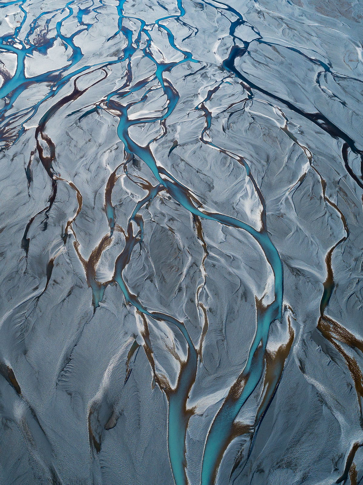 Glacial Braids - Dave Wilcock Photography