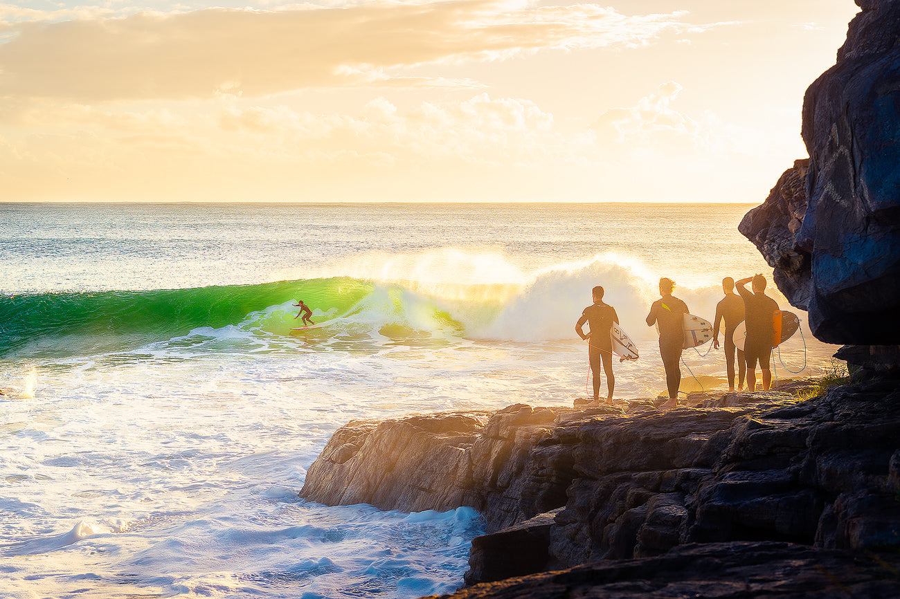 "Sunrise Stoke" - Noosa Boiling Pot - Dave Wilcock Photography