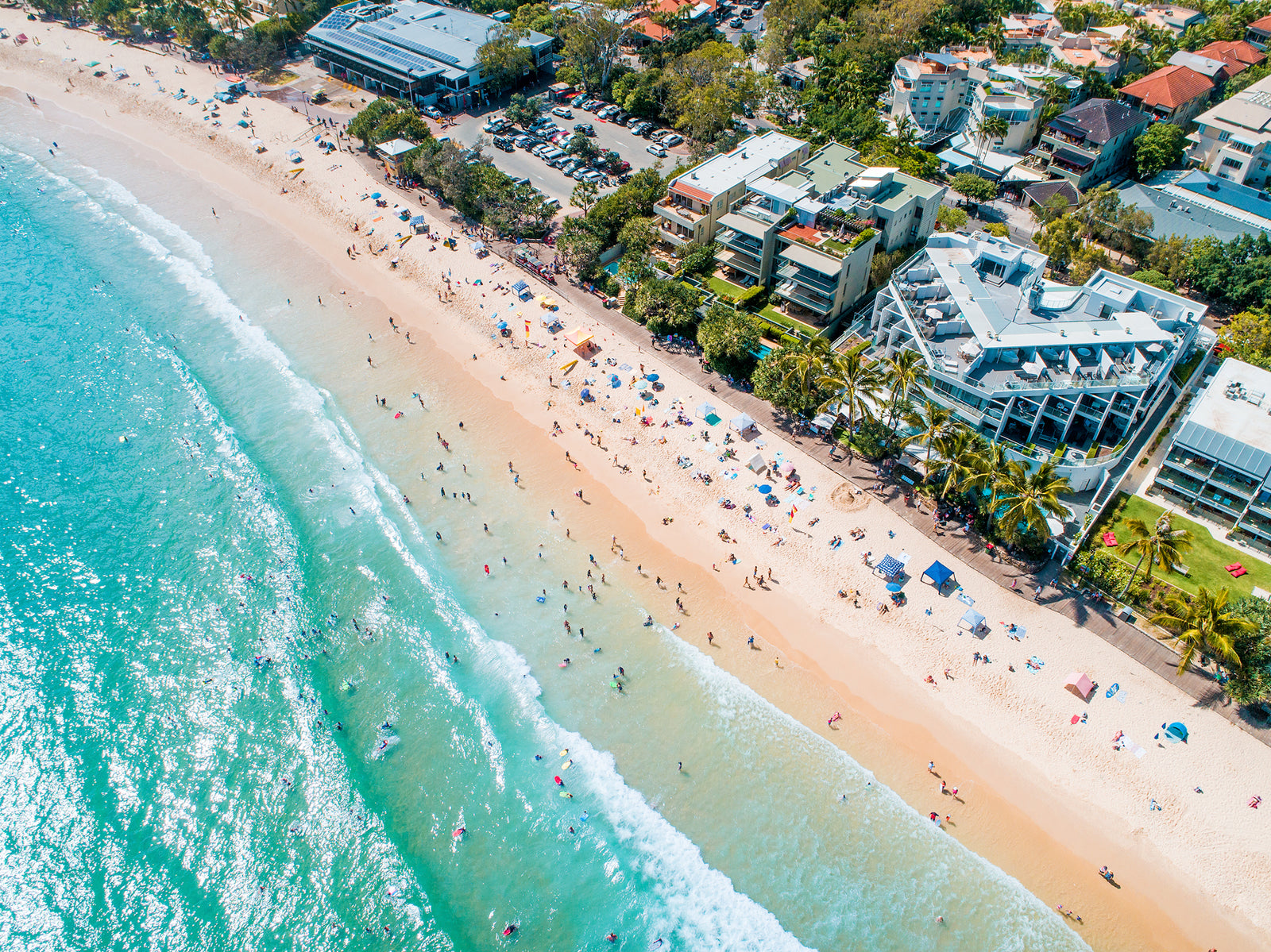 'We Love Noosa' - Noosa Main Beach - Dave Wilcock Photography