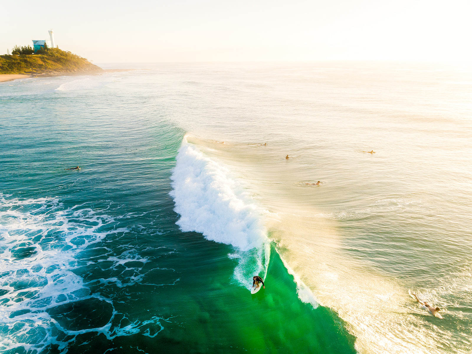 Sunrise Surfer - Dave Wilcock Photography
